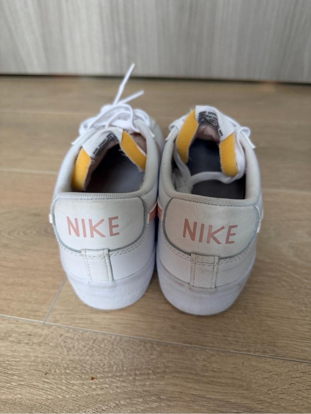 Nike Blazer Low Platform Pink Glaze Sneakers Women’s 7.5 White Pink DJ0292-103 - Picture 6 of 9